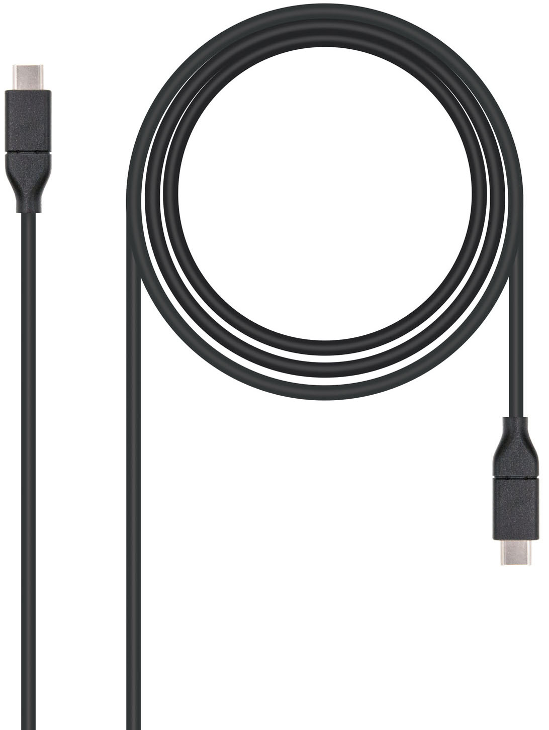 Nanocable - Cabo USB 3.1 GEN2 10Gbps 5A Nanocable USB-C M/M 1.0 M Preto