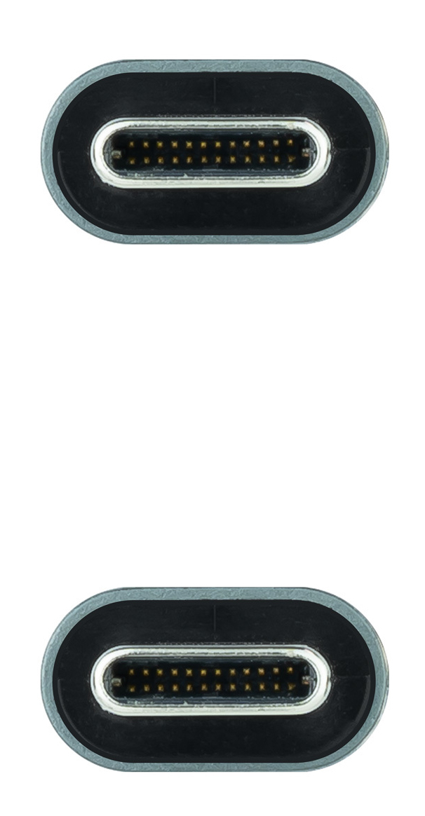 Nanocable - Cabo USB 3.2 Gen2x2 Nanocable 20Gbps 5A/100W 4K@60Hz USB-C M/M 1.5 M Preto