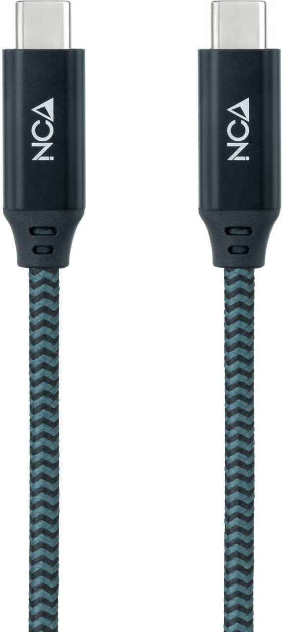 Nanocable - Cabo USB 3.2 Gen2x2 Nanocable 20Gbps 5A/100W 4K@60Hz USB-C M/M 2 M Cinzento/Preto