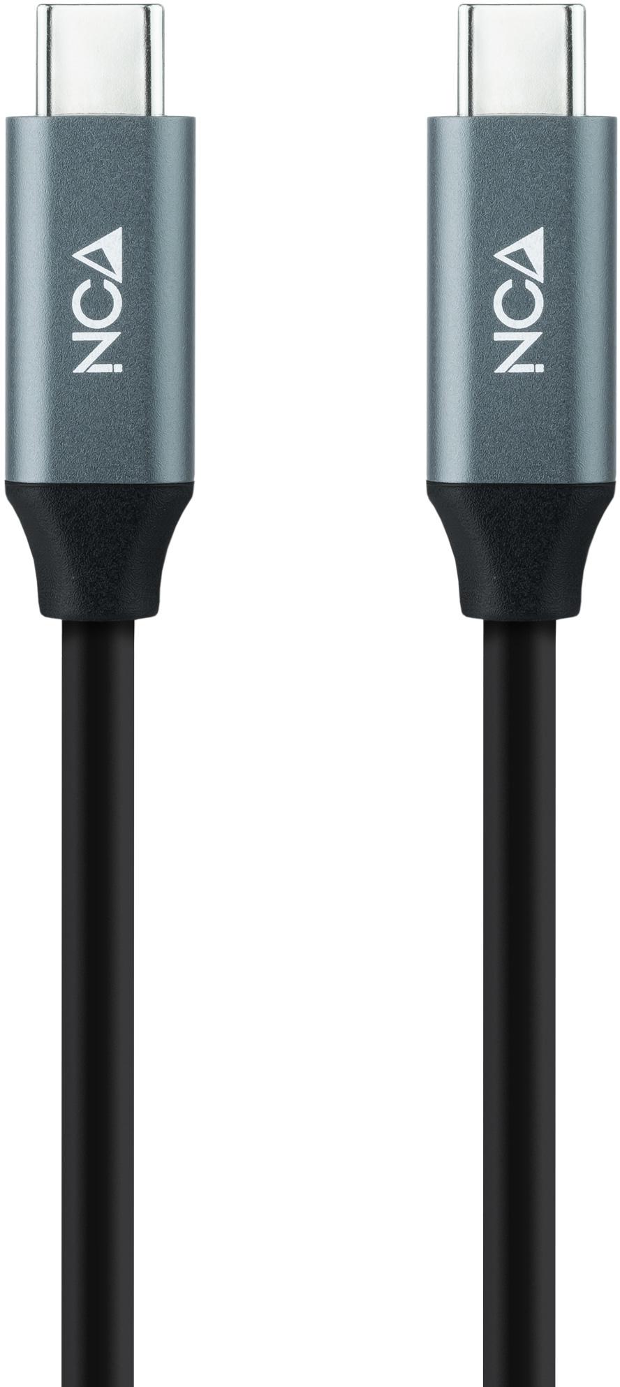 Nanocable - Cabo USB 3.2 Gen2x2 Nanocable 20Gbps 5A/100W 4K@60Hz USB-C M/M 2 M Preto