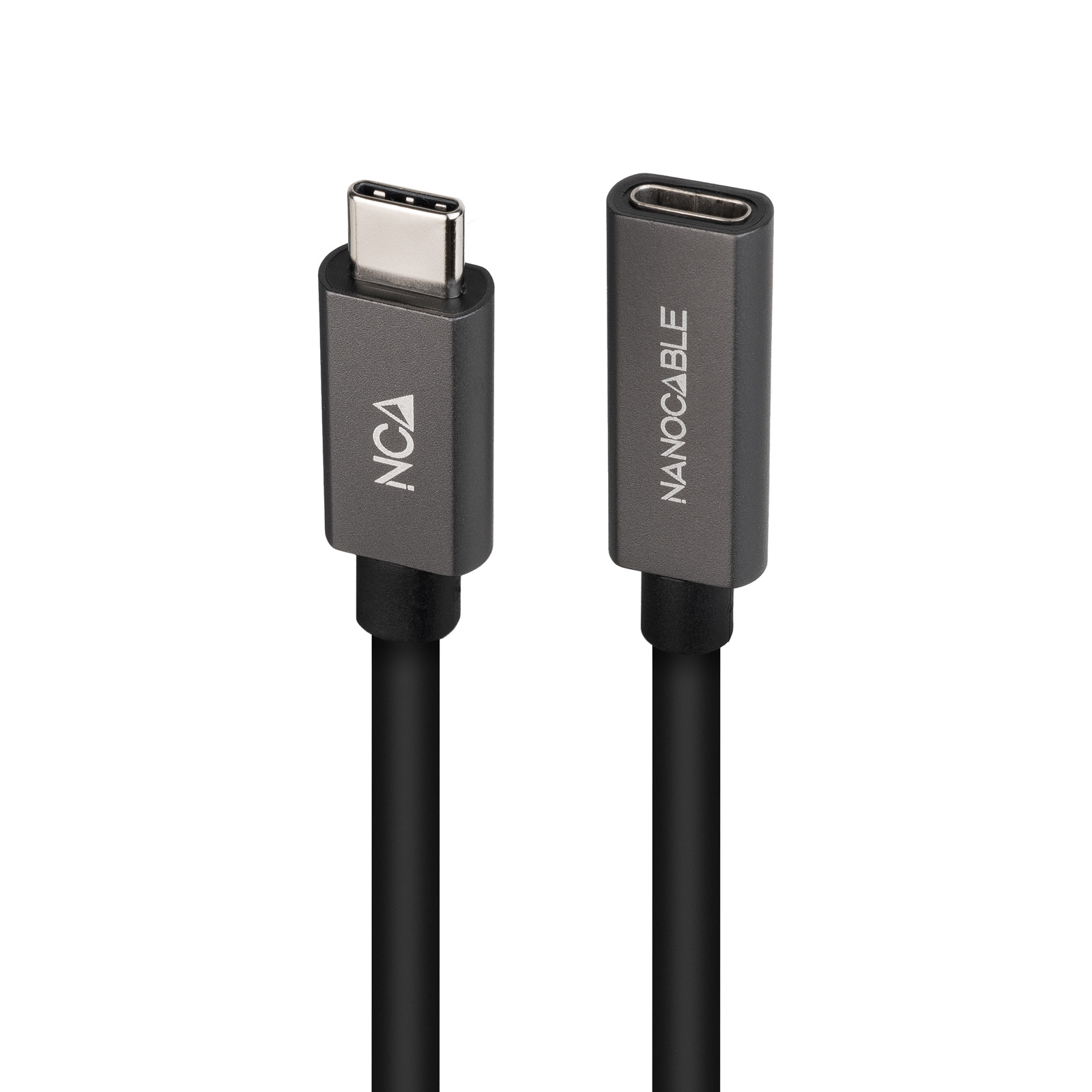 Nanocable - Cabo USB 3.2 Gen2x2 Nanocable 4K/60Hz USB-C M/F 0.5 M