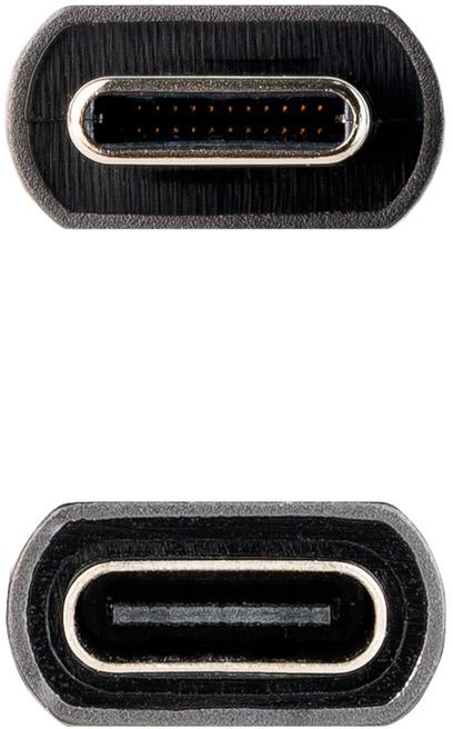 Nanocable - Cabo USB 3.2 Gen2x2 Nanocable 4K/60Hz USB-C M/F 2 M
