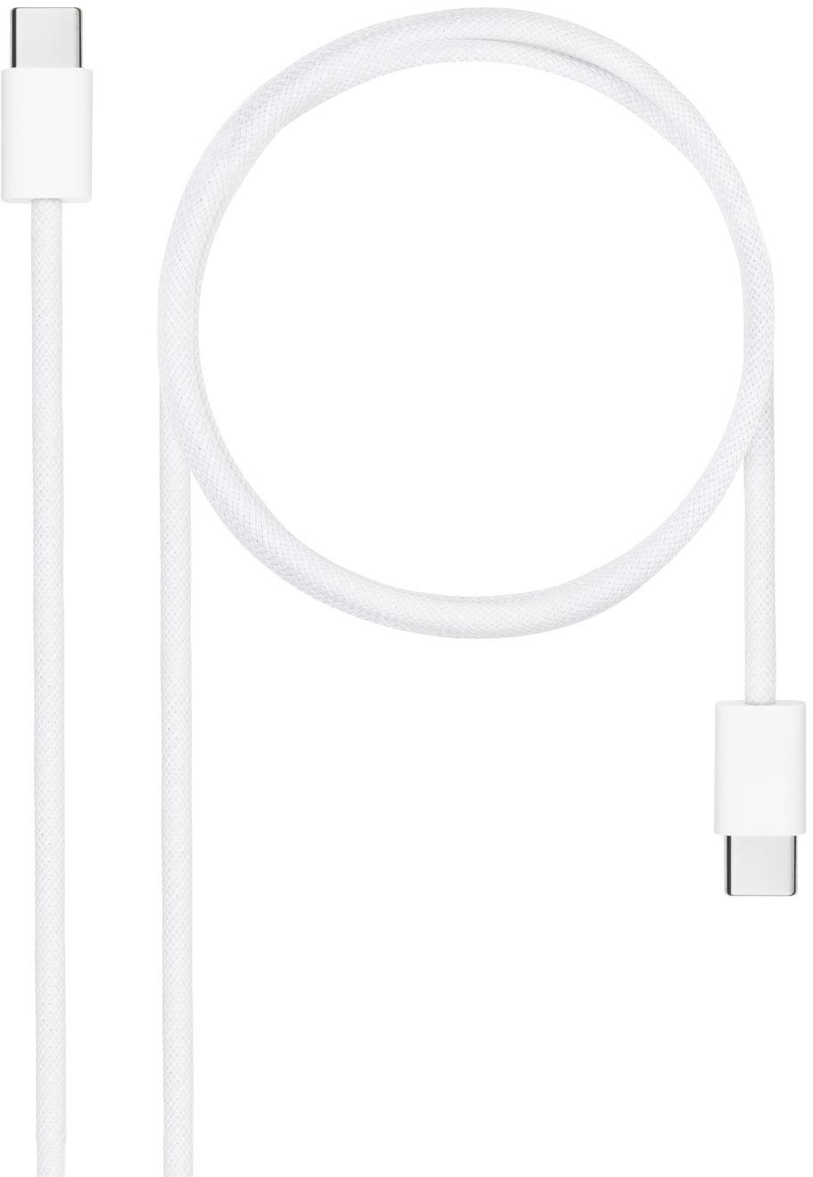 Picture of Picture of Cabo USB 2.0 60W 3A Nanocable USB-C M/M 1 M Branco