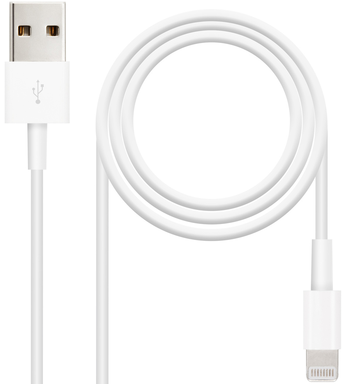 Nanocable - Cabo Lightning Nanocable Lightning USB A/M 50 CM