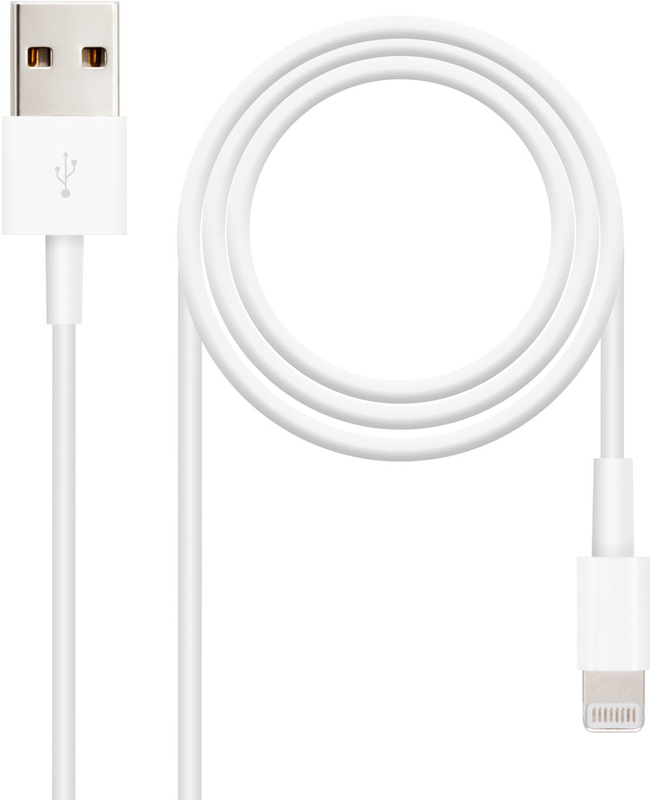 Nanocable - Cabo Lightning Nanocable Lightning-USB A/M 1 M