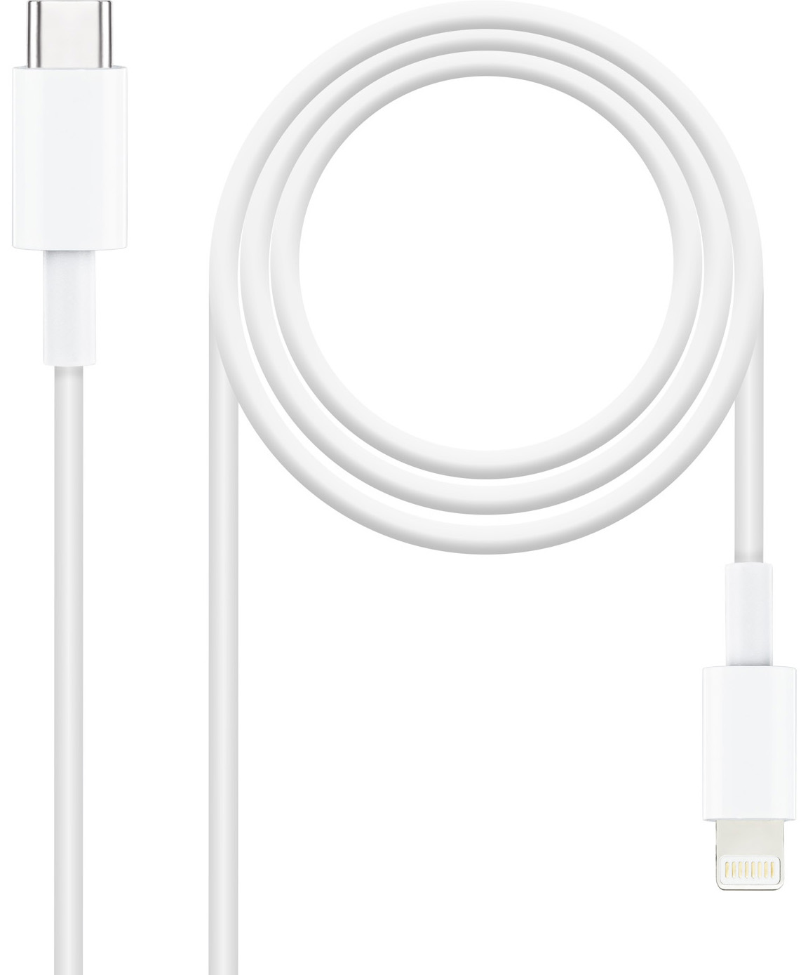 Nanocable - Cabo Lightning Nanocable Lightning > USB-C