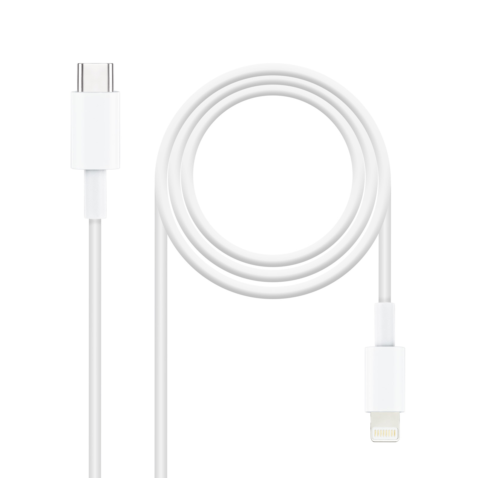Nanocable - Cabo Lightning Nanocable Lightning > USB-C 1 M