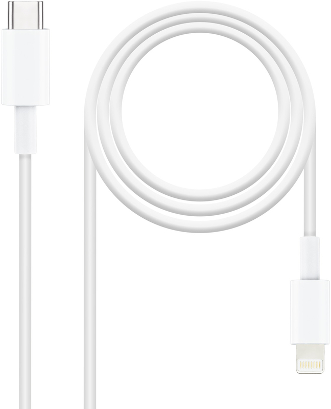 Nanocable - Cabo Lightning Nanocable Lightning > USB-C 2 M