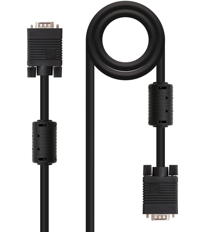 Nanocable - Cabo SVGA Com Ferrite Nanocable VGA M/M 1.8 M