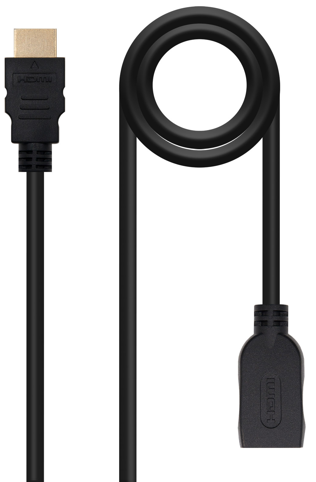 Picture of Picture of Cabo Extensão Nanocable HDMI 2.0 A/M-A/F 1 M Preto