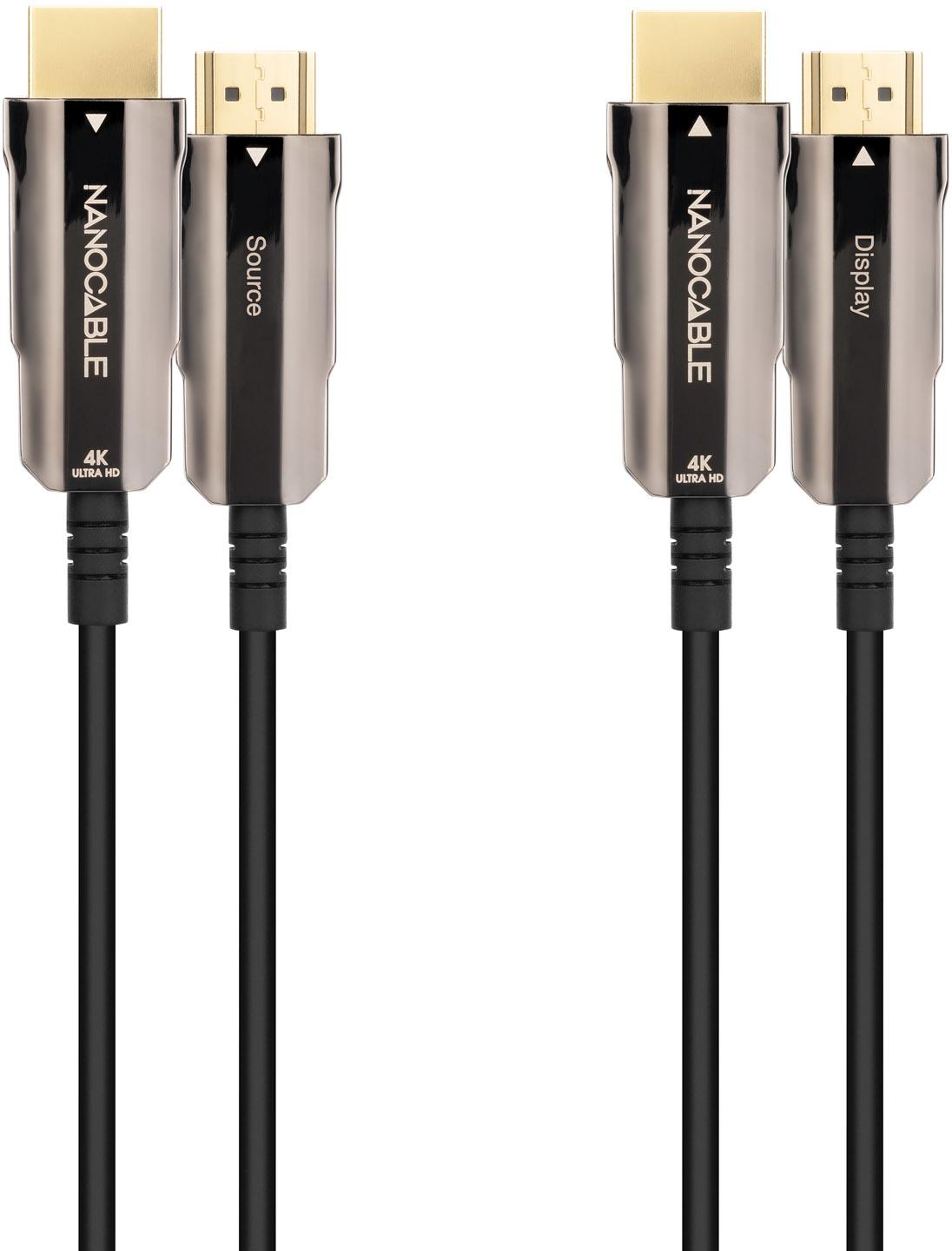 Nanocable - Cabo Nanocable HDMI V2.0 AOC 18Gbps 20M Preto