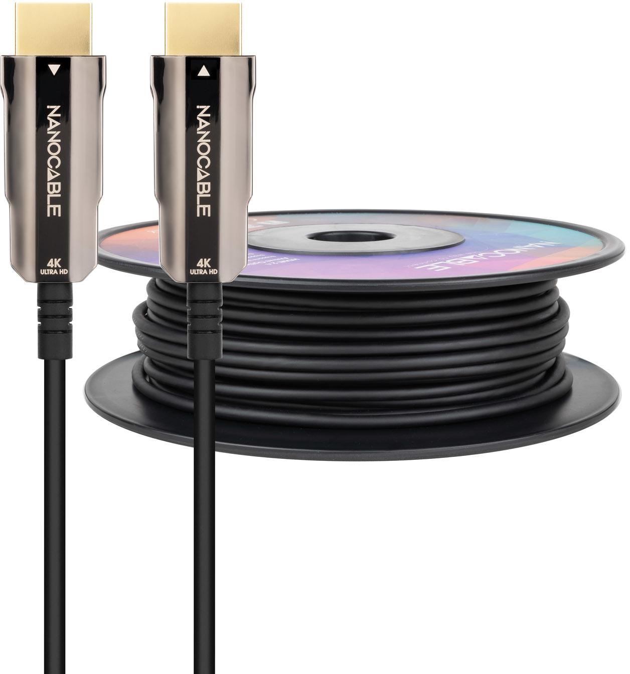 Picture of Picture of Cabo Nanocable HDMI V2.0 AOC 18Gbps 30M Preto