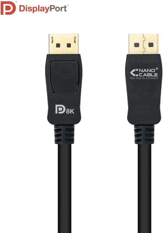 Nanocable - Cabo DisplayPort 1.4 Nanocable DP M/M 3 M Certificado VESA