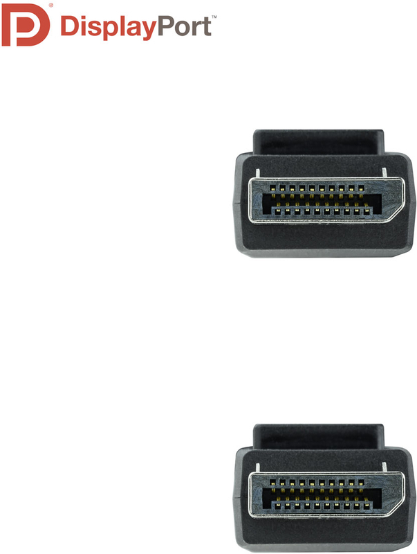Nanocable - Cabo DisplayPort 1.4 Nanocable DP M/M 3 M Certificado VESA