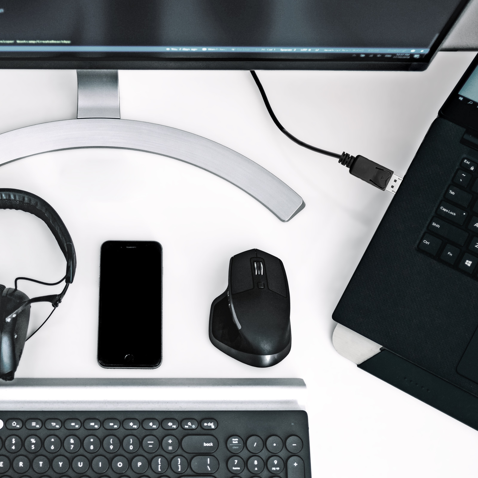 Nanocable - Cabo DisplayPort 1.4 Nanocable CCS, DP/M-DP/M, Preto, 1.5 M