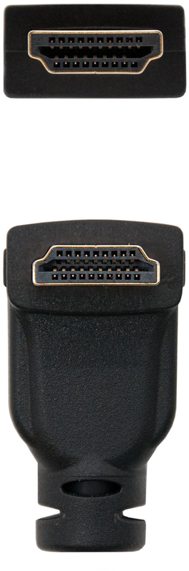 Nanocable - Cabo HDMI HEC 90º A M/M 1.8 M Preto