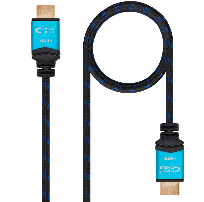 Nanocable - Cabo HDMI V2.0 4K@60Hz 18Gbps Nanocable A M/M 5 M Premium Preto
