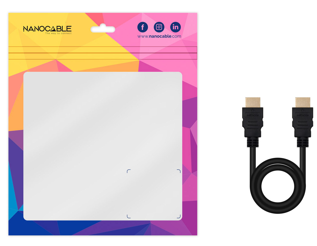 Nanocable - Cabo HDMI V2.0 4K@60Hz 18Gbps Nanocable A M/M 10 M Preto