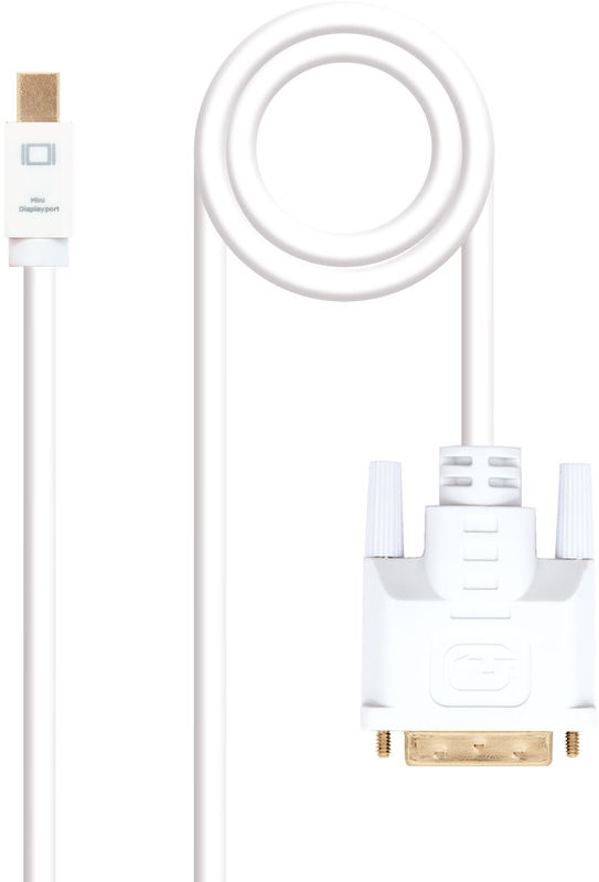 Nanocable - Cabo Conversor Nanocable Mini DisplayPort/M > DVI/M 2 M Branco