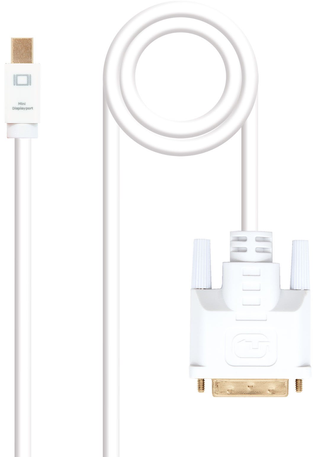 Nanocable - Cabo Conversor Nanocable Mini DisplayPort/M > DVI/M 5 M Branco