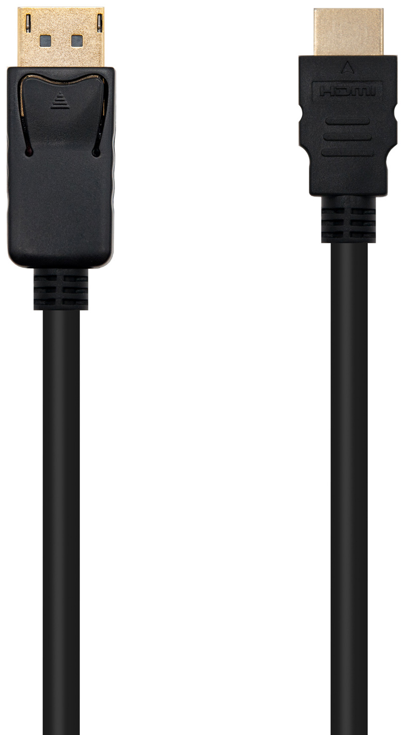 Nanocable - Cabo Conversor Nanocable DisplayPort/M > HDMI/M 0.5 M Preto