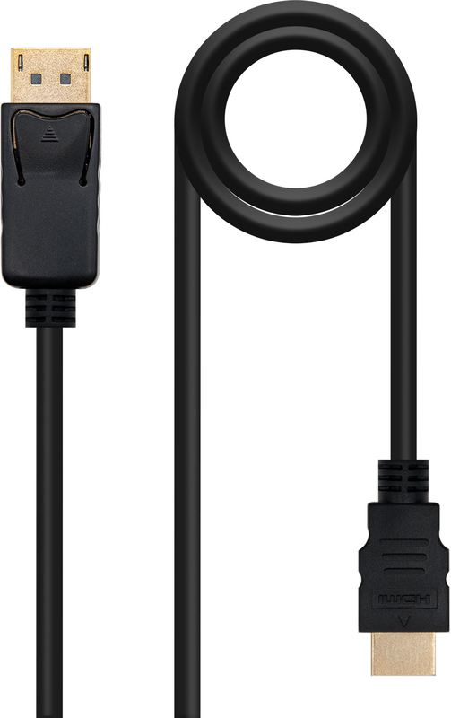 Picture of Picture of Cabo Conversor Nanocable DisplayPort/M > HDMI/M 3 M Preto