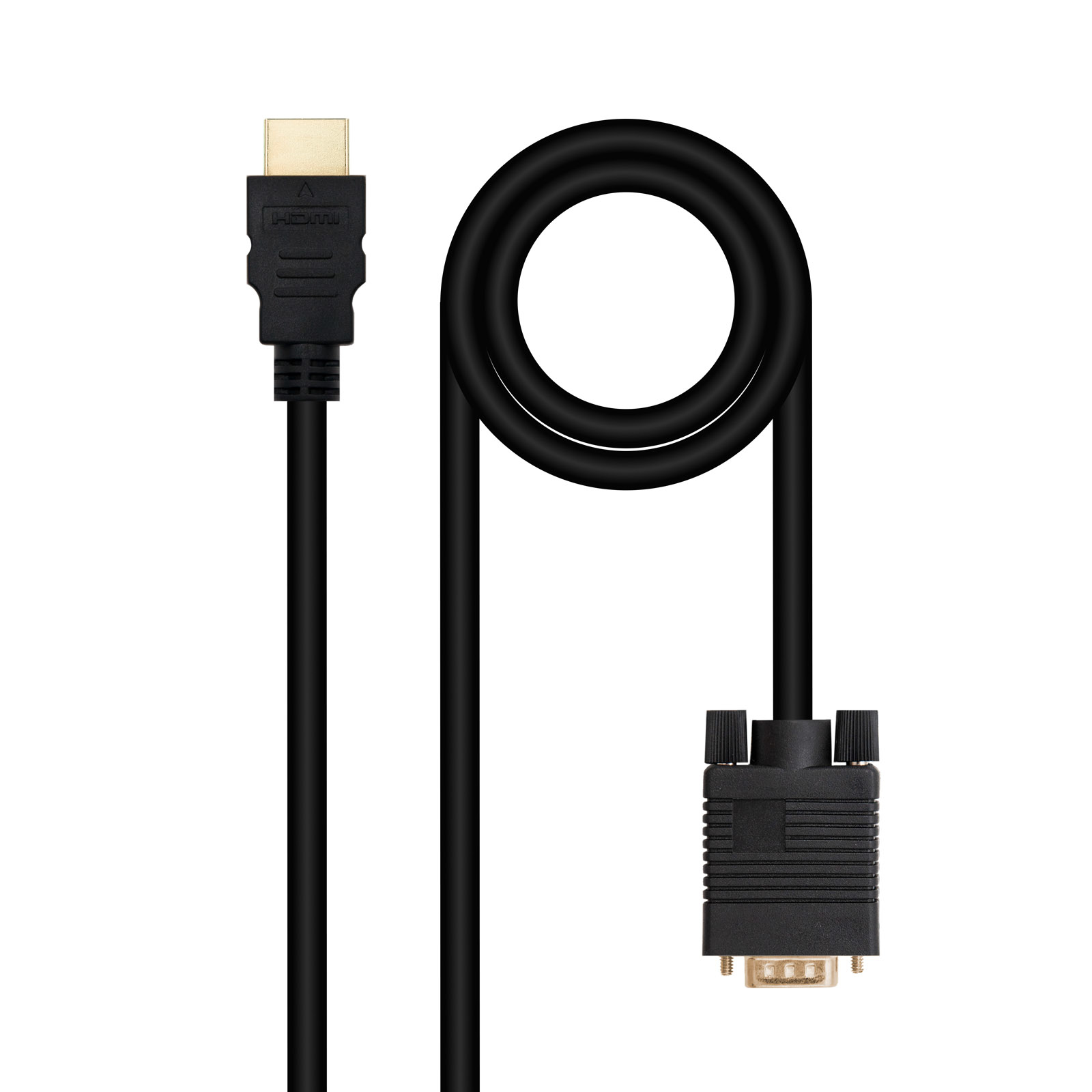 Picture of Picture of Cabo Conversor Nanocable HDMI > VGA 1.8 M Preto