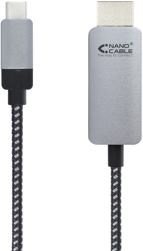 Nanocable - Cabo Conversor Nanocable USB-C/M > HDMI/M 3 M Preto