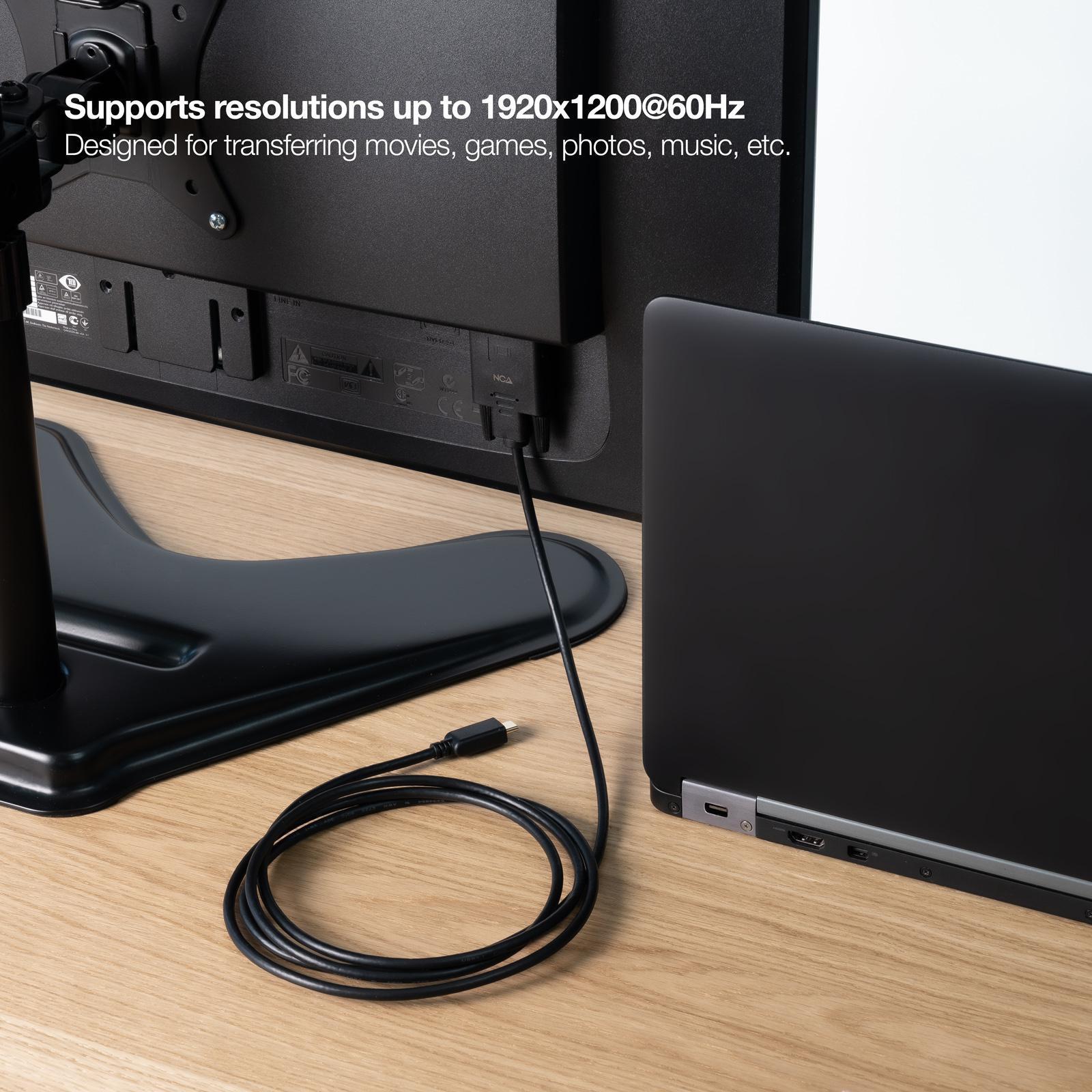 Nanocable - Cabo Conversor Nanocable USB-C > VGA 1.8 M Preto