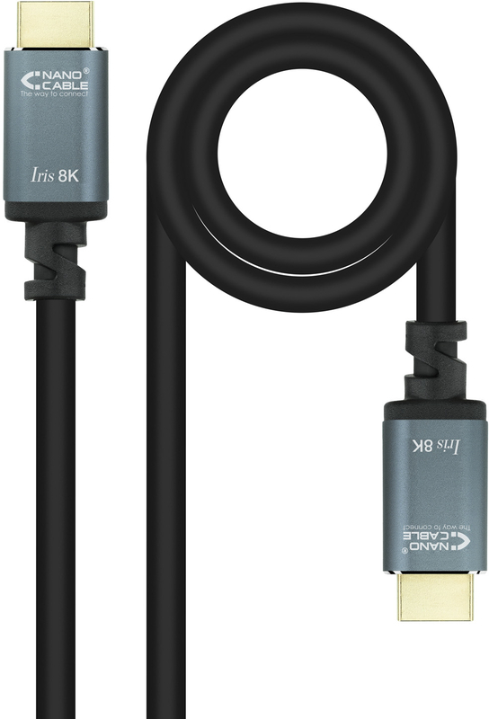 Nanocable - Cabo HDMI V2.1 8K Nanocable IRIS A M/M 3 M Preto