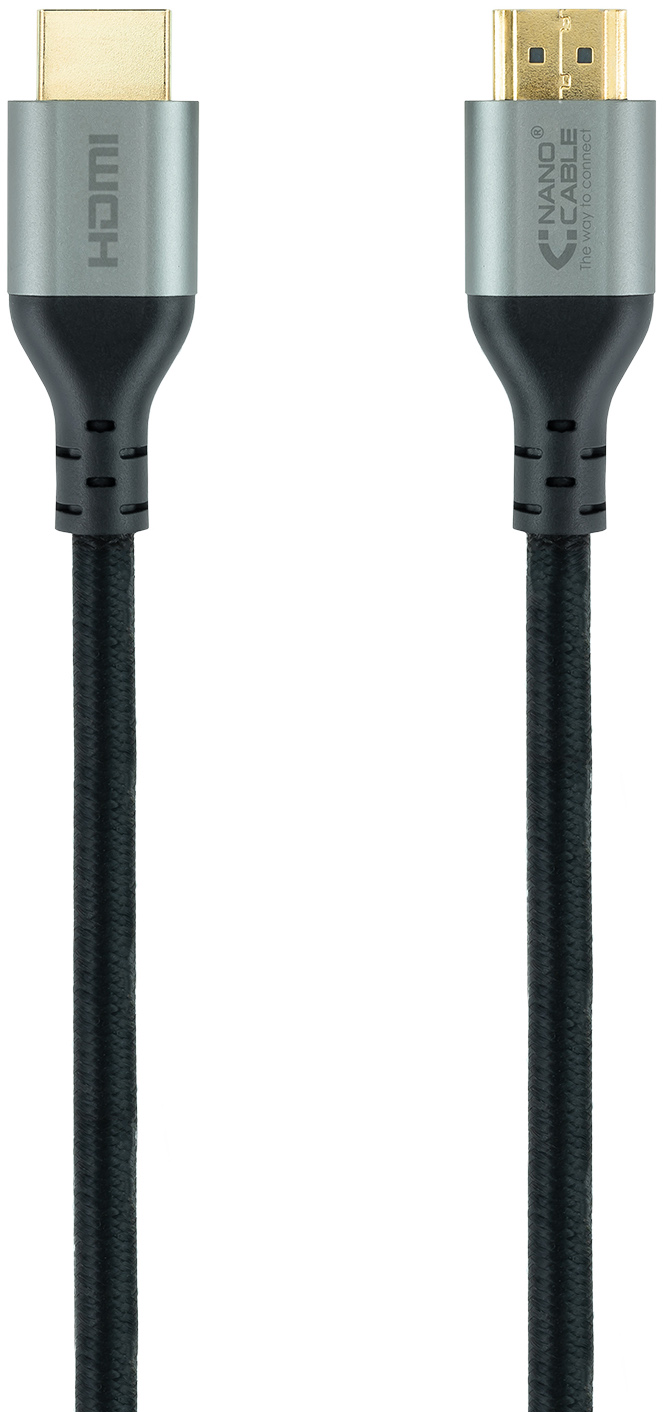 Nanocable - Cabo HDMI V2.1 Ultra High Speed Nanocable A M/M 1.5 M Preto Certificado ULTRA