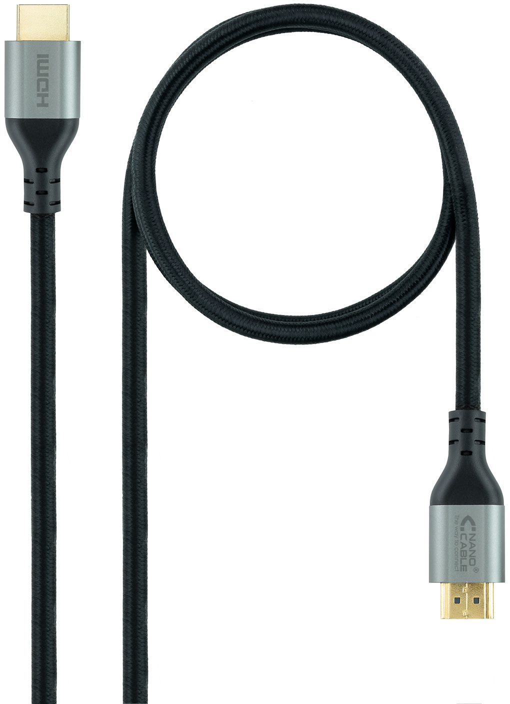 Nanocable - Cabo HDMI V2.1 Ultra High Speed Nanocable A M/M 1 M Preto Certificado ULTRA