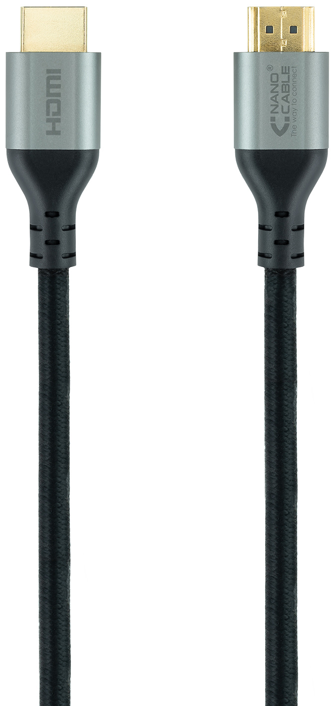 Nanocable - Cabo HDMI V2.1 Ultra High Speed Nanocable A M/M 3 M Preto Certificado ULTRA