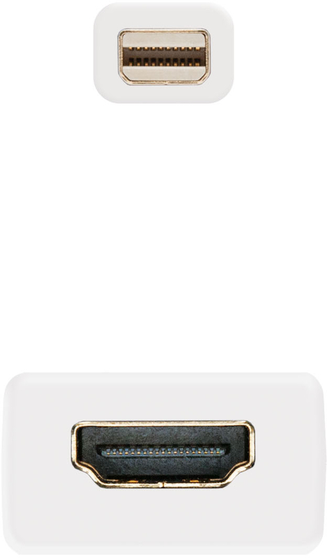 Nanocable - Adaptador Nanocable Mini DisplayPort M > HDMI F 15 CM Branco