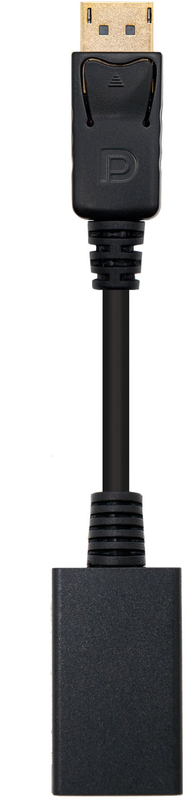 Nanocable - Adaptador Nanocable DisplayPort M > HDMI F 15 CM Preto