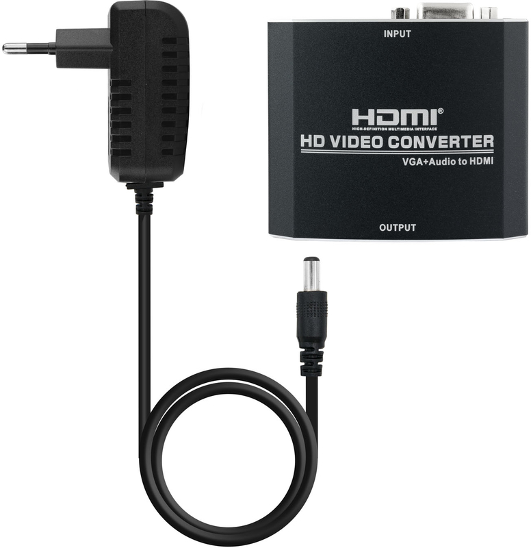 Nanocable - Adaptador Nanocable SVGA/Audio > HDMI Preto