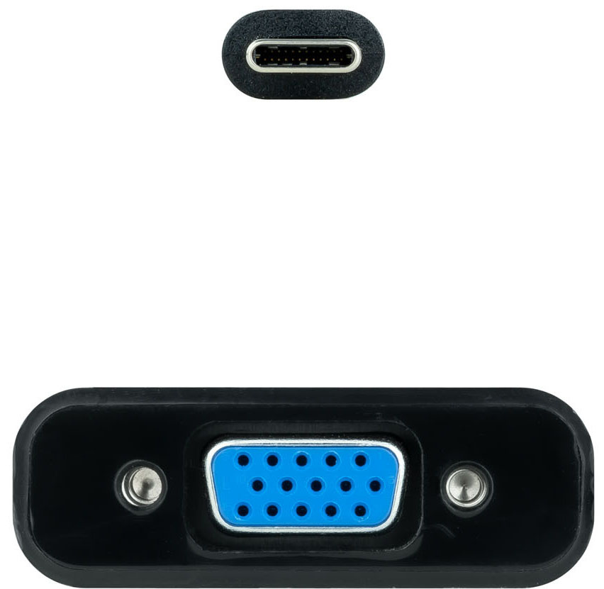 Nanocable - Adaptador Nanocable USB-C M > VGA F 10 CM Preto
