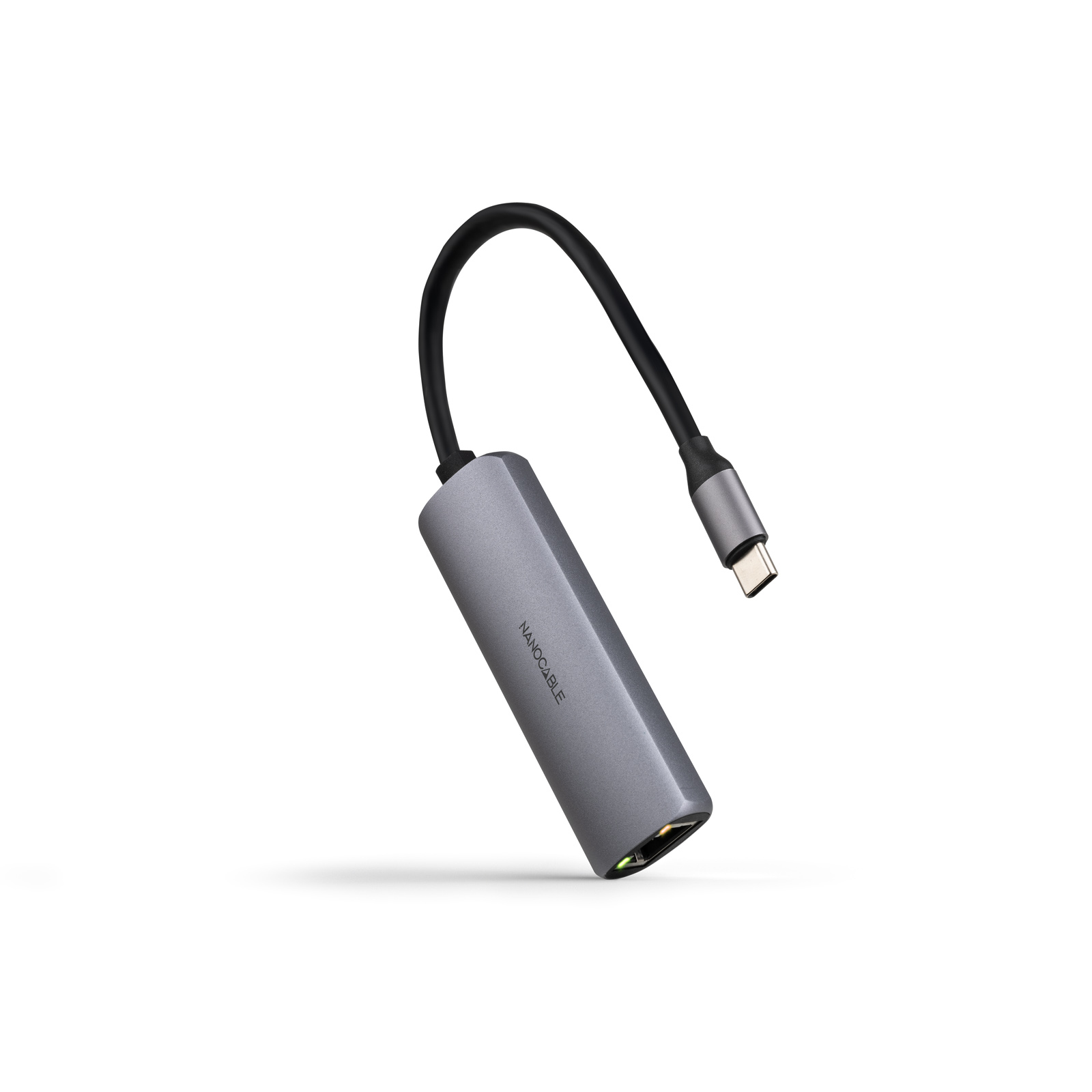 Nanocable - Hub Conversor Nanocable USB-C A RJ45, PD 100W, USB-C/M, 18 CM