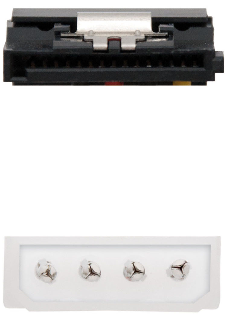 Nanocable - Cabo de Alimentação SATA Angular Nanocable Molex 4Pin/M SATA/F 16CM