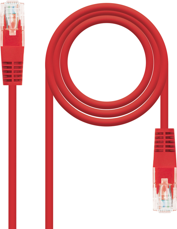 Picture of Picture of Cabo de Rede Nanocable RJ45 UTP CAT.5E AWG24 1 M Vermelho