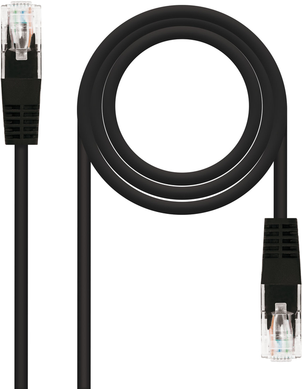 Nanocable - Cabo de Rede Nanocable RJ45 UTP CAT.5E AWG24 3 M Preto