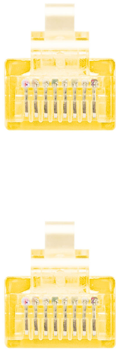 Nanocable - Cabo de Rede Nanocable RJ45 UTP CAT.5E AWG24 3 M Amarelo