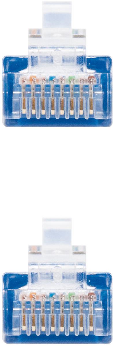 Nanocable - Cabo de Rede Nanocable RJ45 CAT.6 UTP AWG24 25 CM Azul