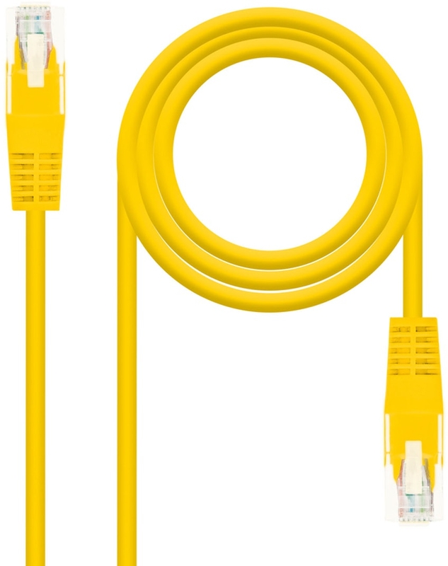 Nanocable - Cabo de Rede Nanocable RJ45 CAT.6 UTP AWG24 25 CM Amarelo