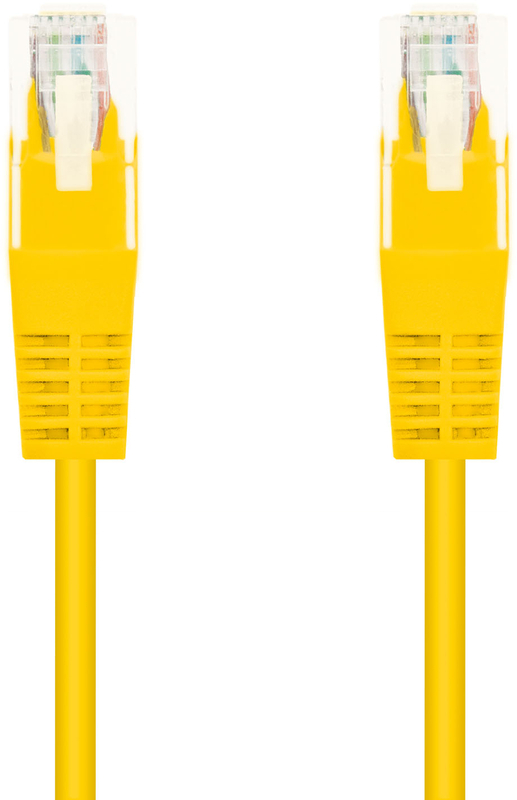 Nanocable - Cabo de Rede Nanocable RJ45 CAT.6 UTP AWG24 0.5 Amarelo