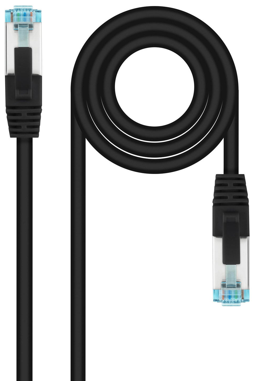 Picture of Picture of Cabo de Rede Nanocable RJ45 LSZH CAT.7 600MHZ SFTP AWG26 50 CM Preto