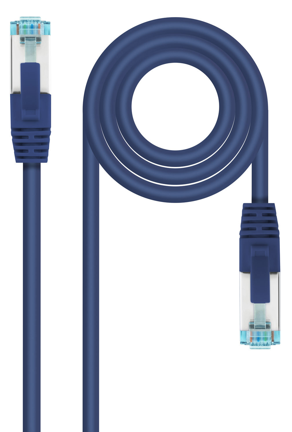 Picture of Picture of Cabo de Rede Nanocable RJ45 LSZH CAT.7 600MHZ SFTP AWG26 50 CM Azul