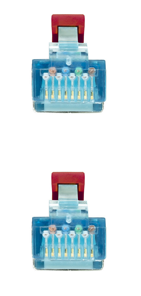 Nanocable - Cabo de Rede Nanocable RJ45 LSZH CAT.7 600MHZ SFTP AWG26 30 CM Vermelho