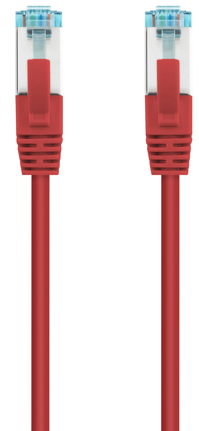 Nanocable - Cabo de Rede Nanocable RJ45 LSZH CAT.7 600MHZ SFTP AWG26 30 CM Vermelho