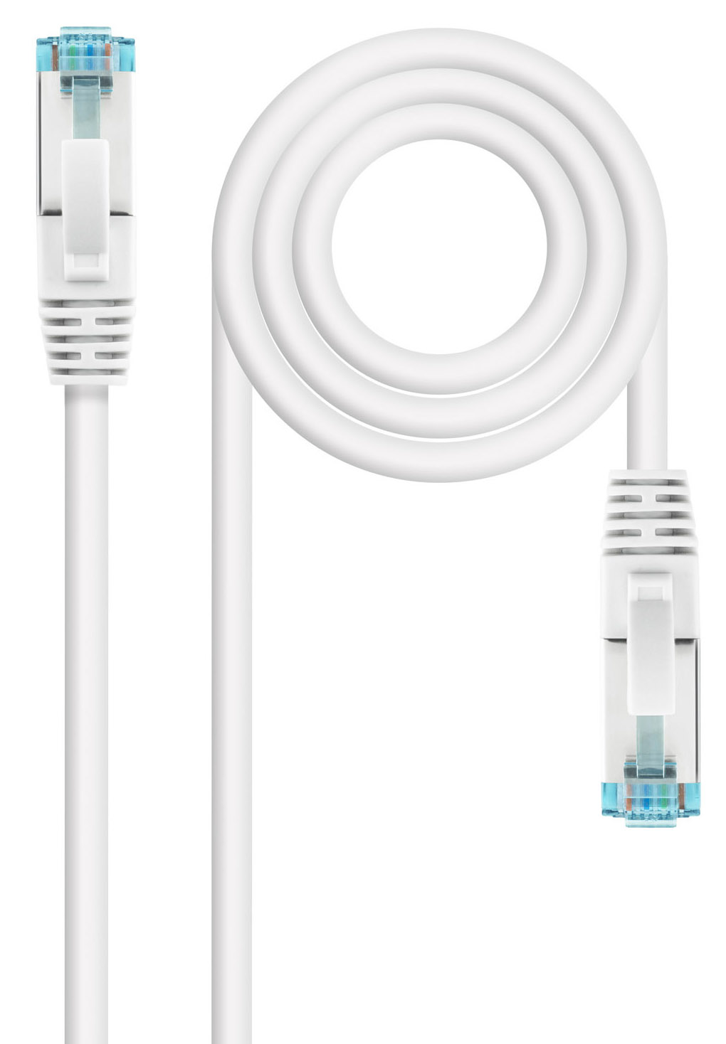 Picture of Picture of Cabo de Rede Nanocable RJ45 LSZH CAT.7 600MHZ SFTP AWG26 30 CM Branco